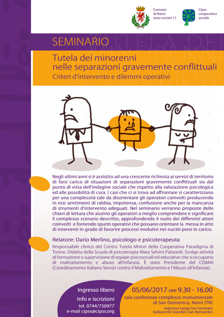 corso di formazione tutela minori separazioni conflittuali cipss