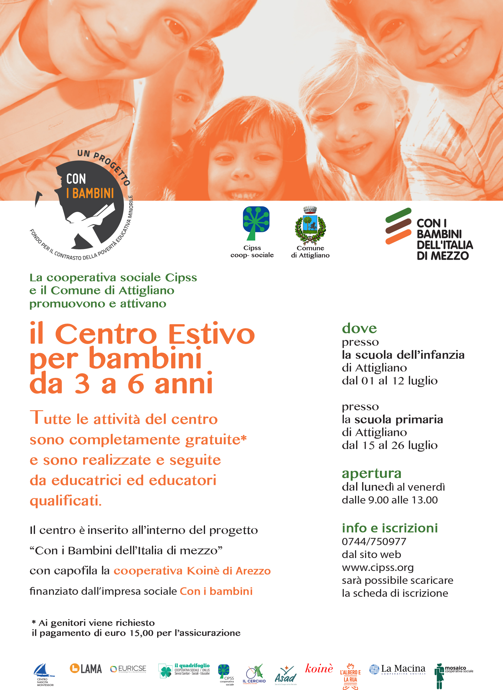 centro estivo cipss - attigliano
