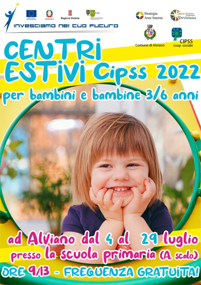 Al via i Centri Estivi Cipss 3/6 anni e 6/11 anni
