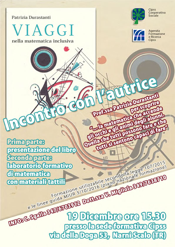 cipss - patrizia durastanti - viaggi nella matematica inclusiva
