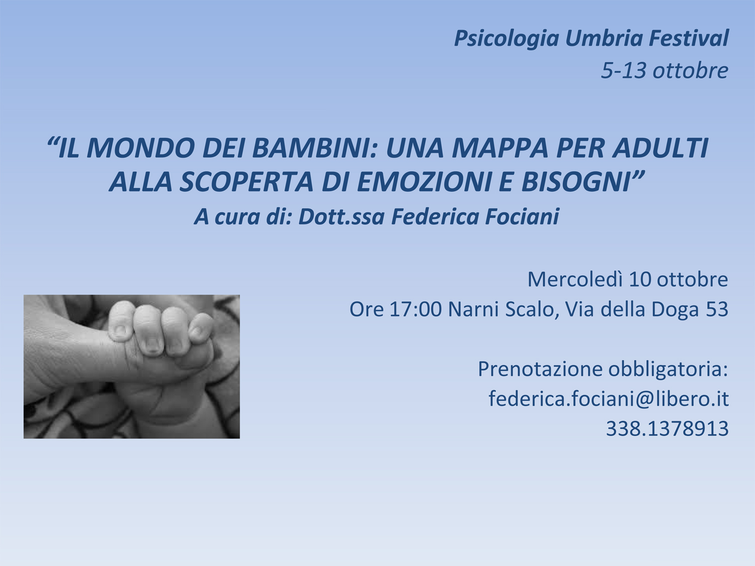 fefederica fociani cipss sinapsiIL MONDO DEI BAMBINI