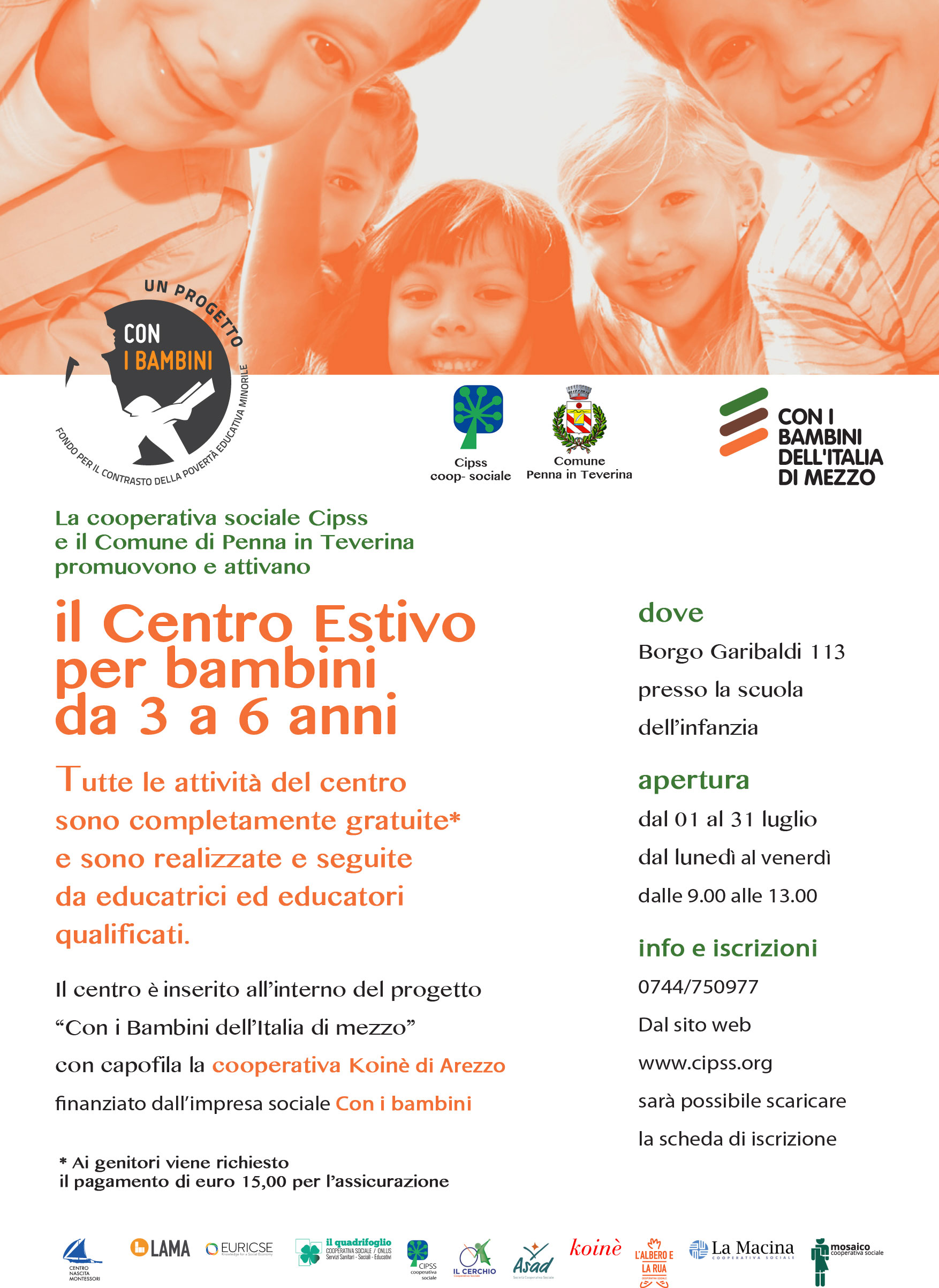 Centro estivo Cipss – Penna in Teverina
