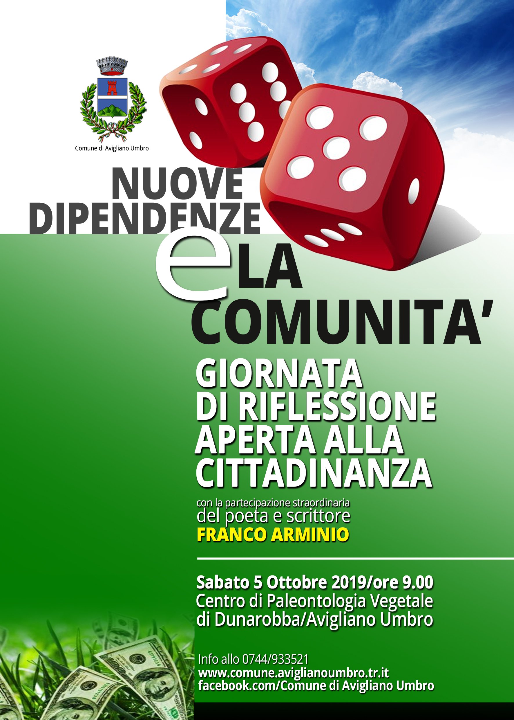 5 ottobre: giornata di riflessione aperta alla cittadinanza NUOVE DIPENDENZE E LA COMUNITA’