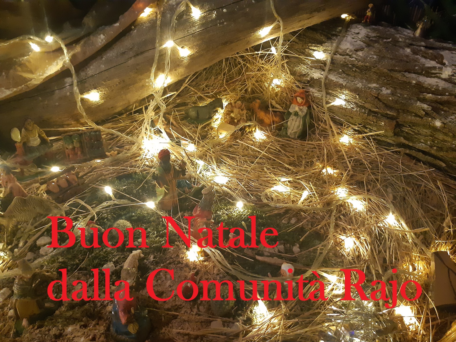 Buon Natale dalla Comunità Rajo