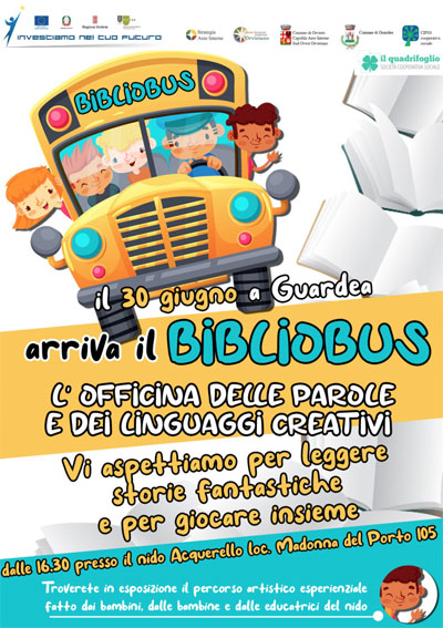 Il 30 giugno a Guardea arriva IL BIBLIOBUS!