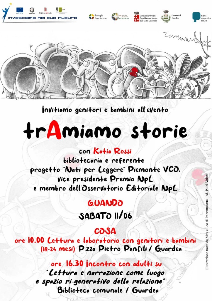 trAmiamo storie – 11 giugno a Guardea