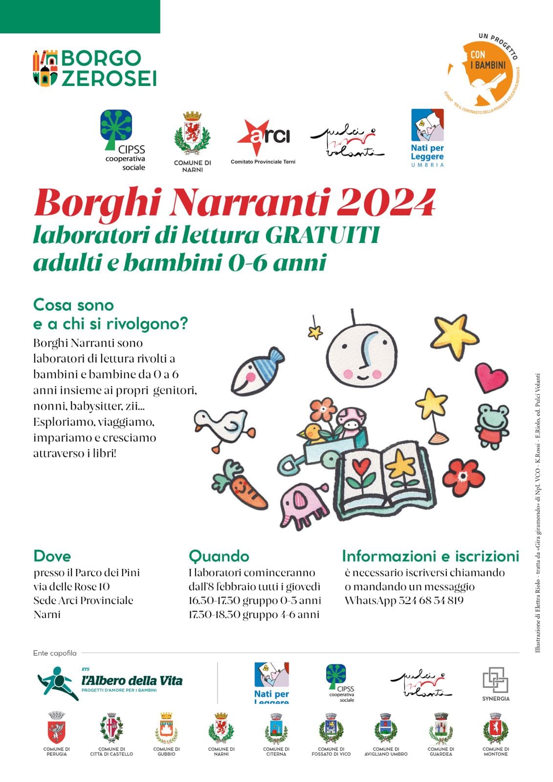 Laboratorio di lettura Borgo ZeroSei “Borghi Narranti 2024”