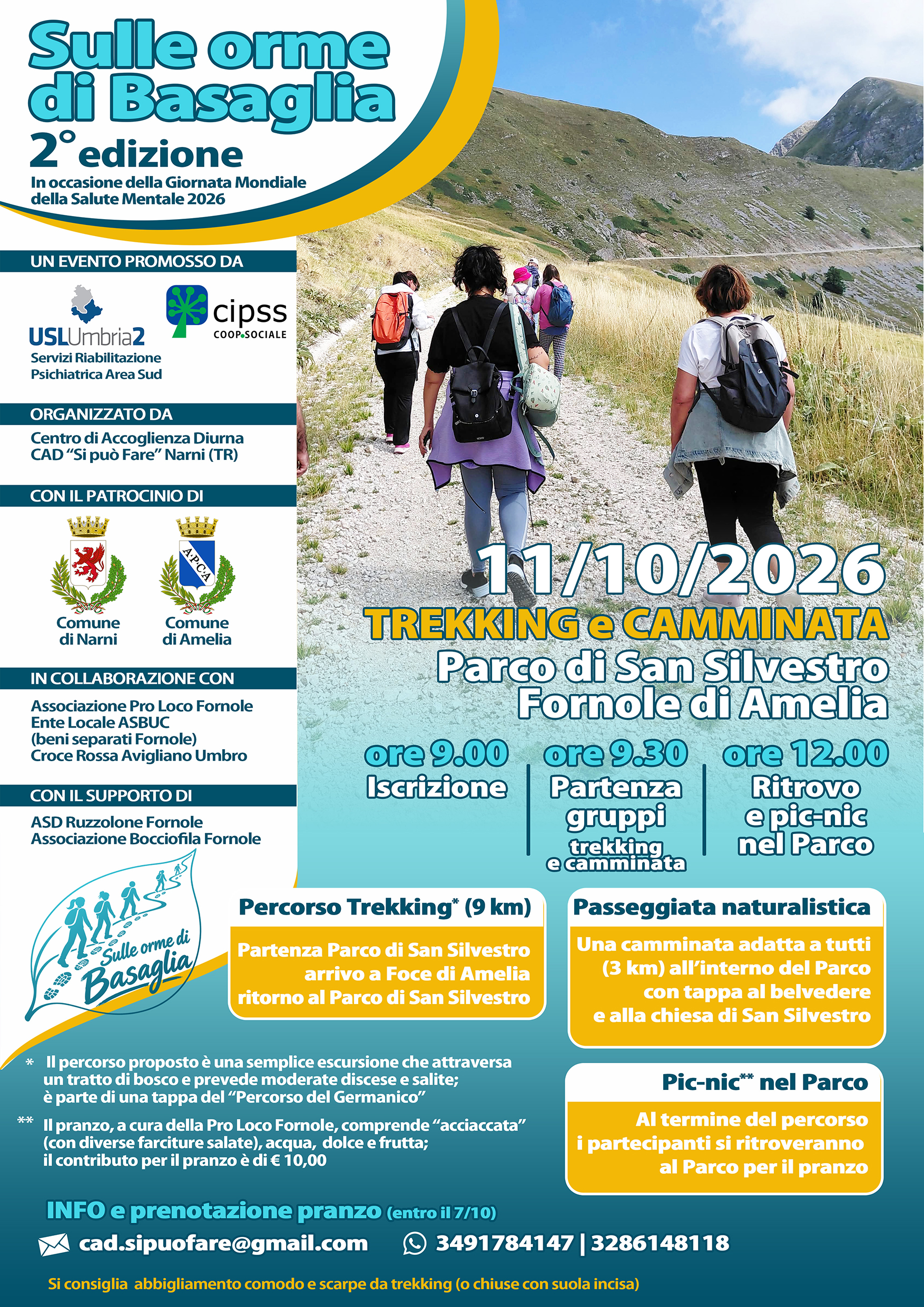 SAVE THE DATE: 11 OTTOBRE 2026 “SULLE ORME DI BASAGLIA” – 2° EDIZIONE